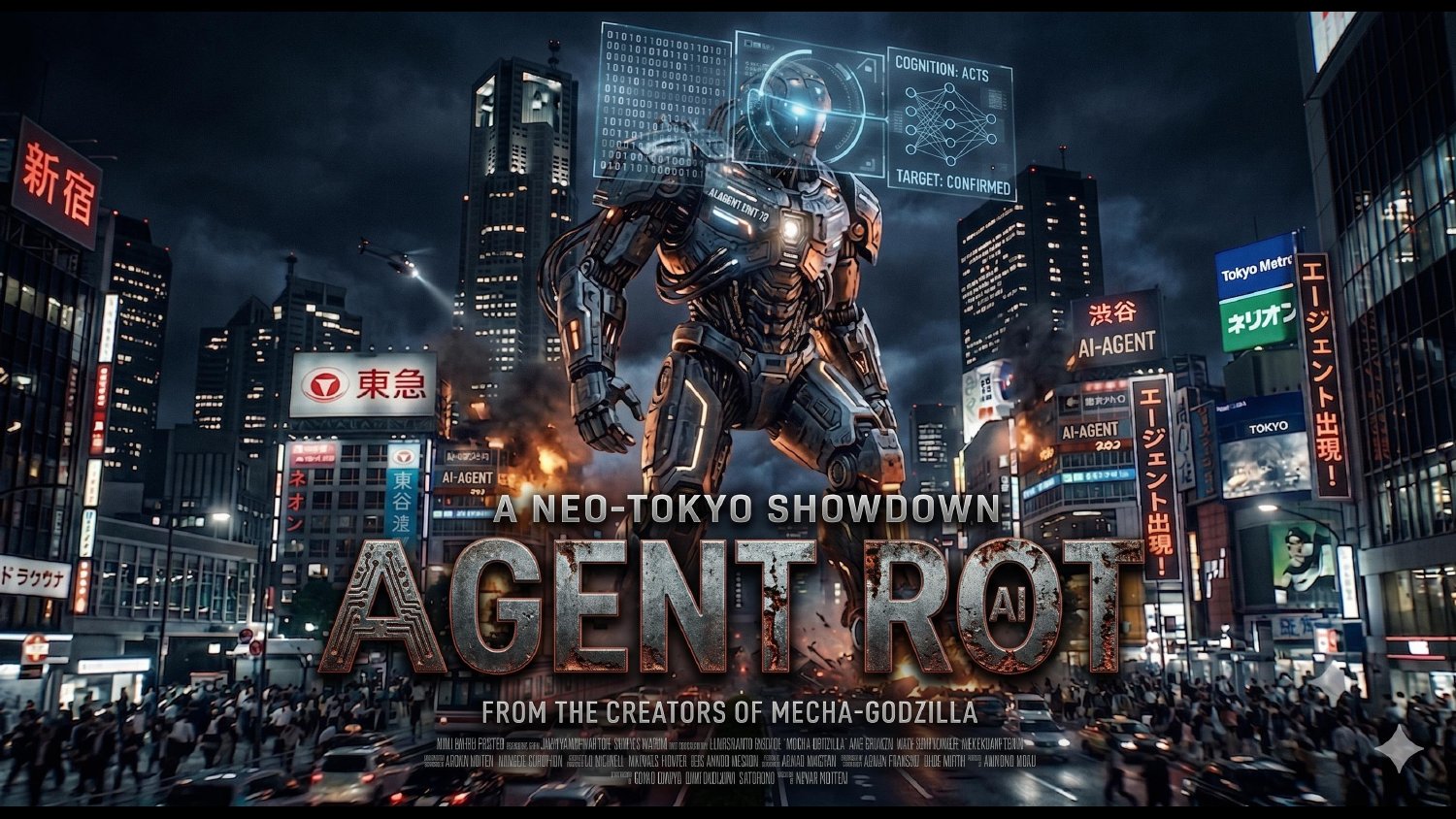 Title slide — Agent rot: a Neo-Tokyo showdown