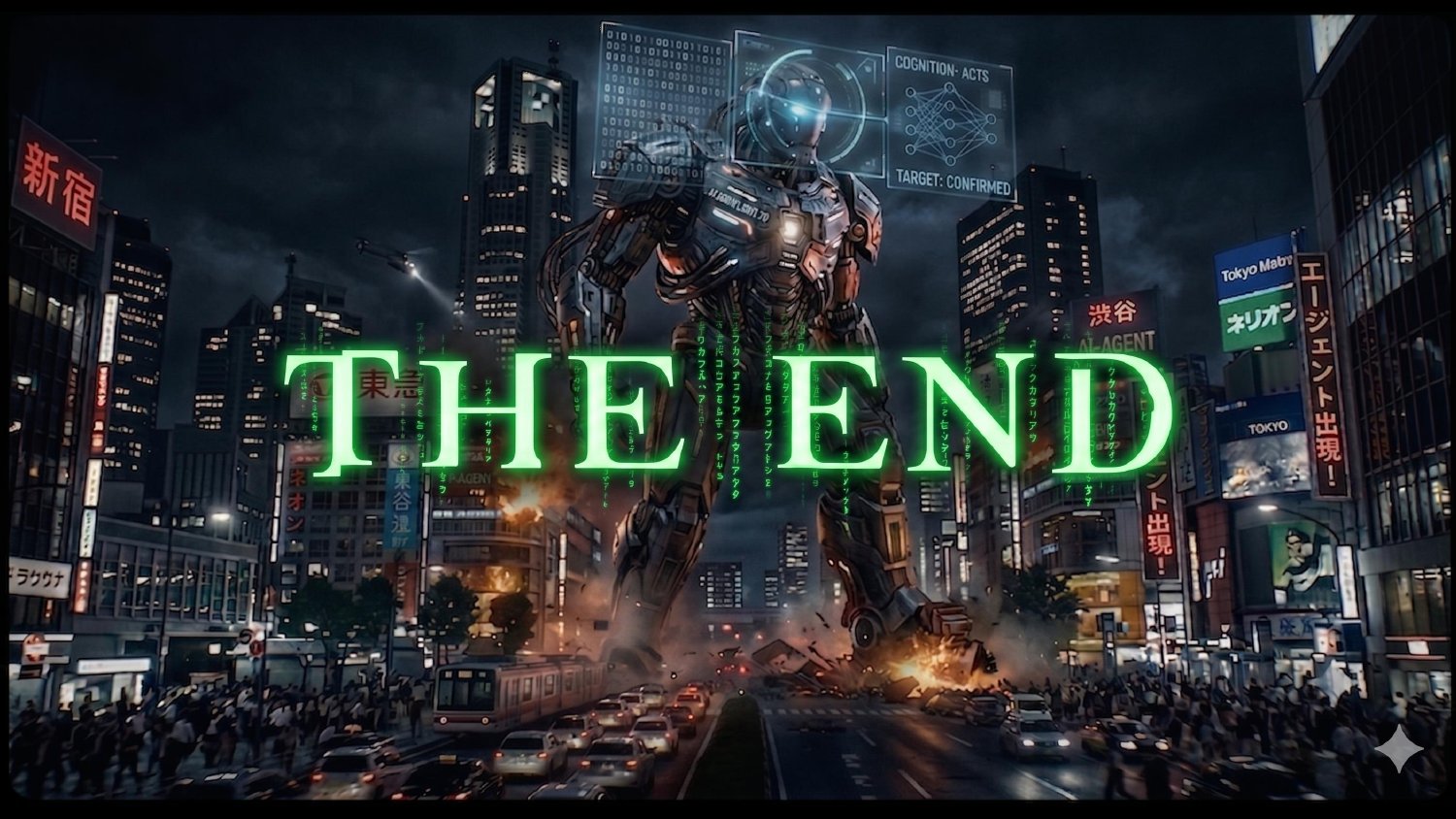 Closing slide — the end